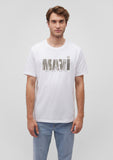 Mavi Logo Printed White T-Shirt