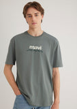 Mavi Logo Printed Green T-Shirt
