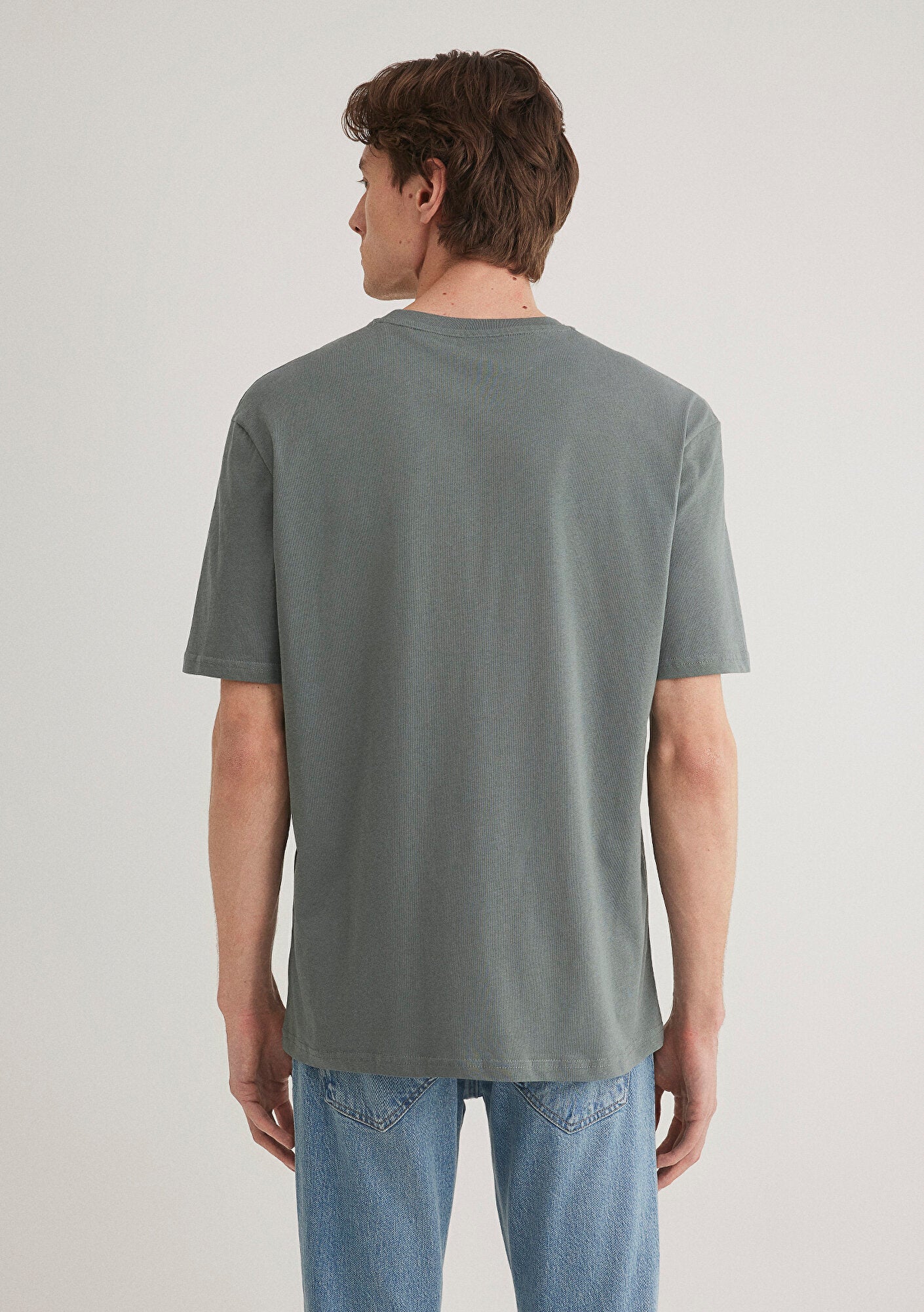 Mavi Logo Printed Green T-Shirt