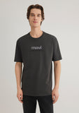 Mavi Logo Printed Anthracite T-Shirt