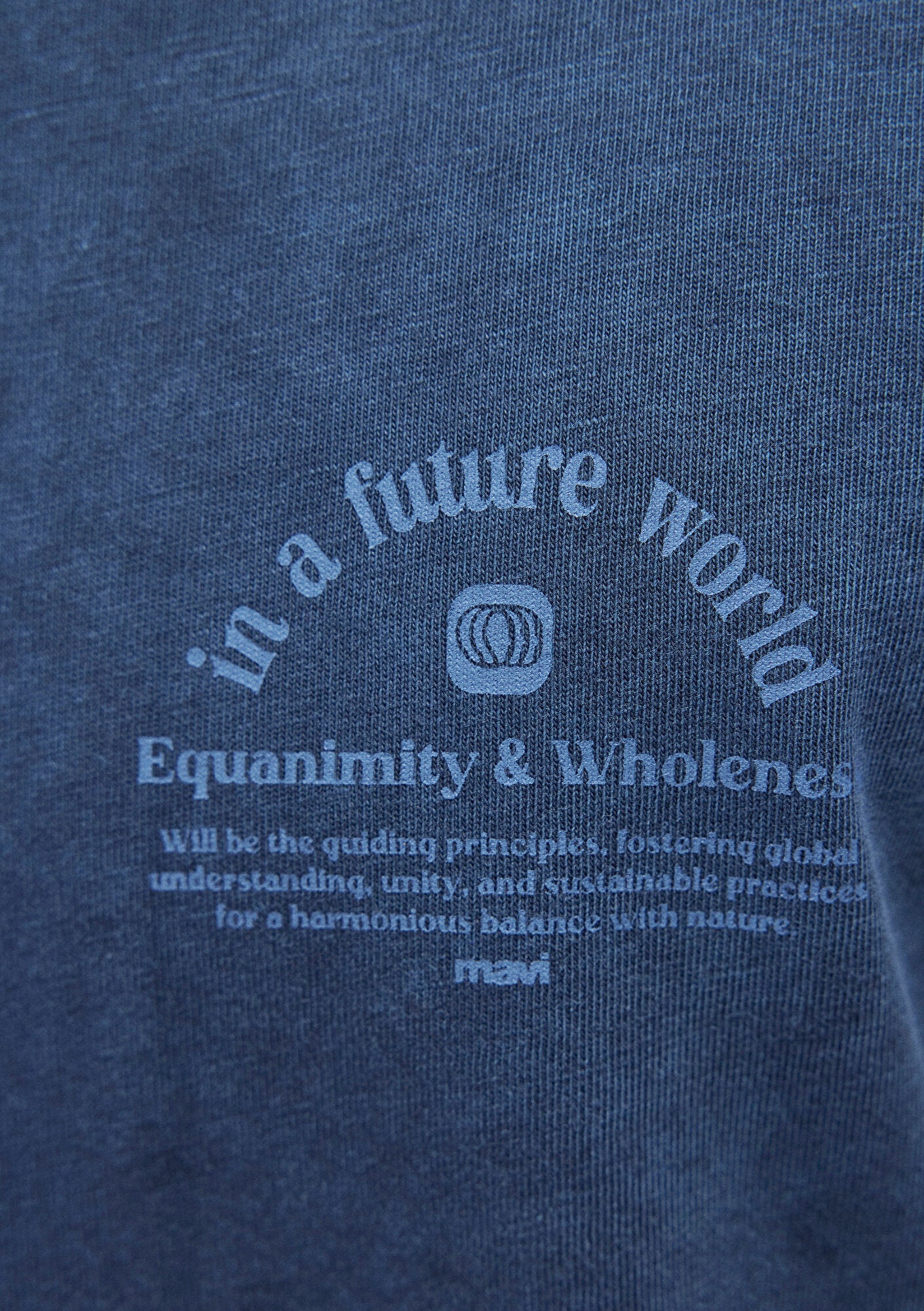 Printed Navy T-Shirt