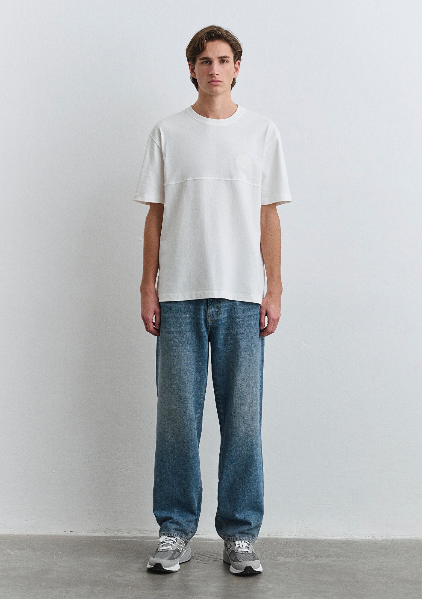 Mavi Logo Patch White T-Shirt