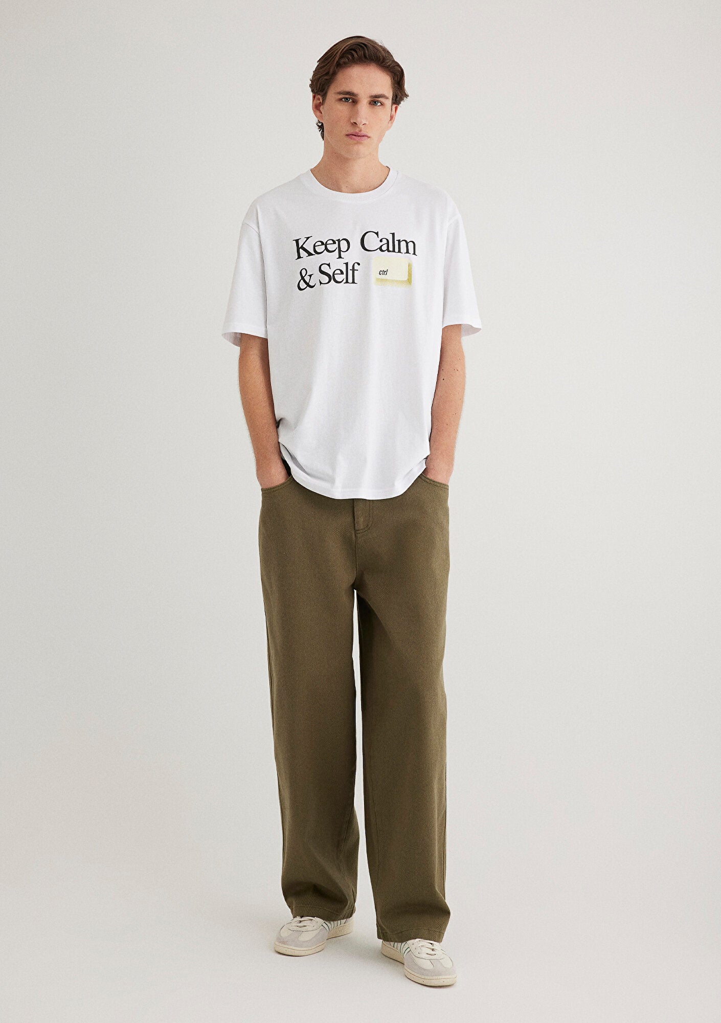 Keep Calm White T-Shirt