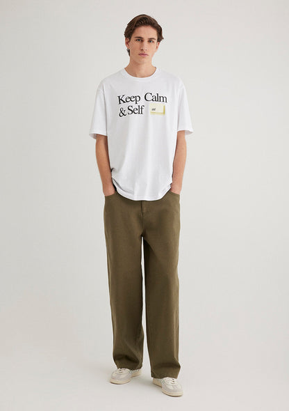 Keep Calm White T-Shirt