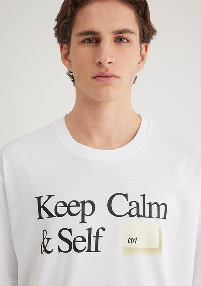 Keep Calm White T-Shirt