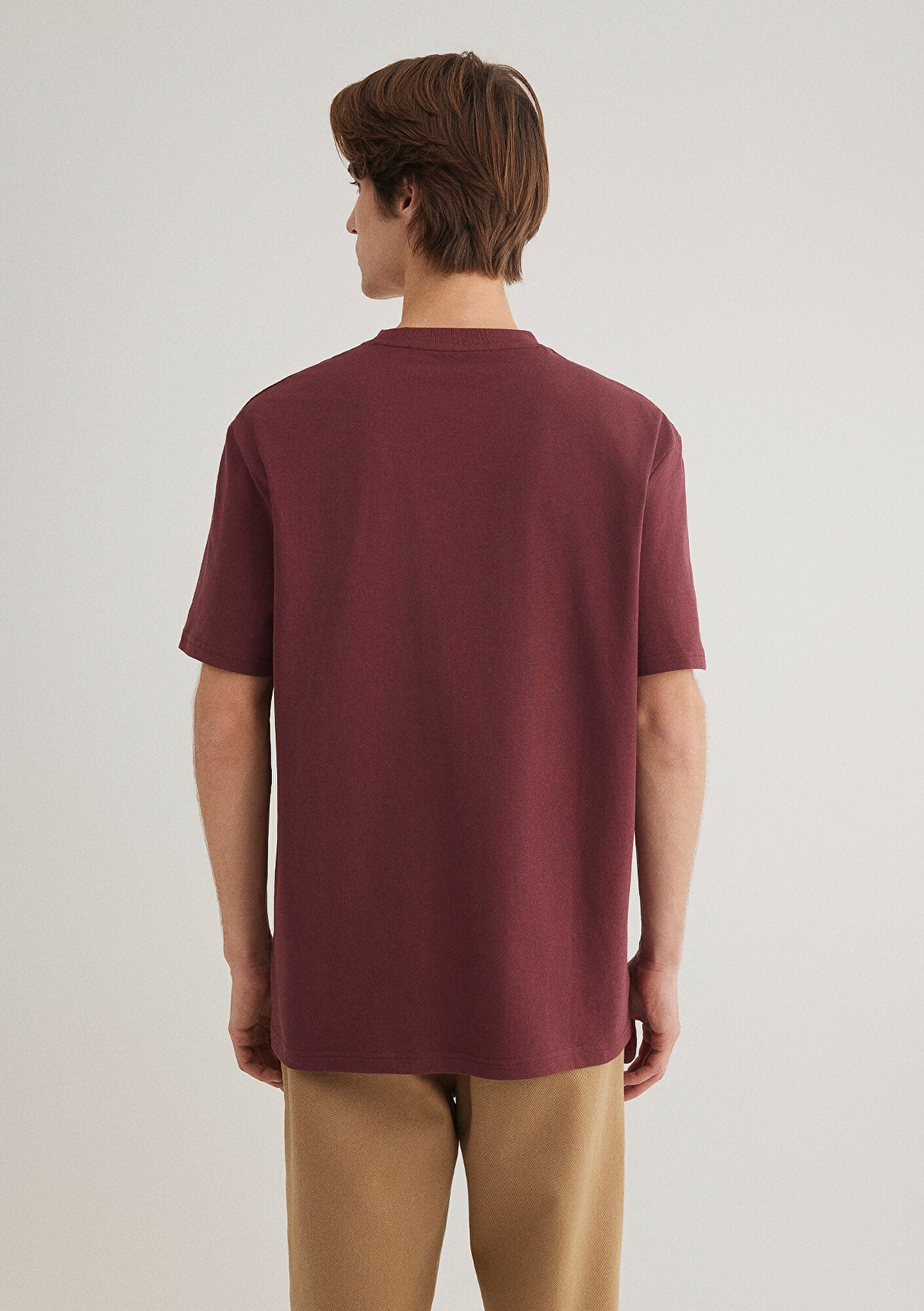 Awareness Printed Red T-Shirt