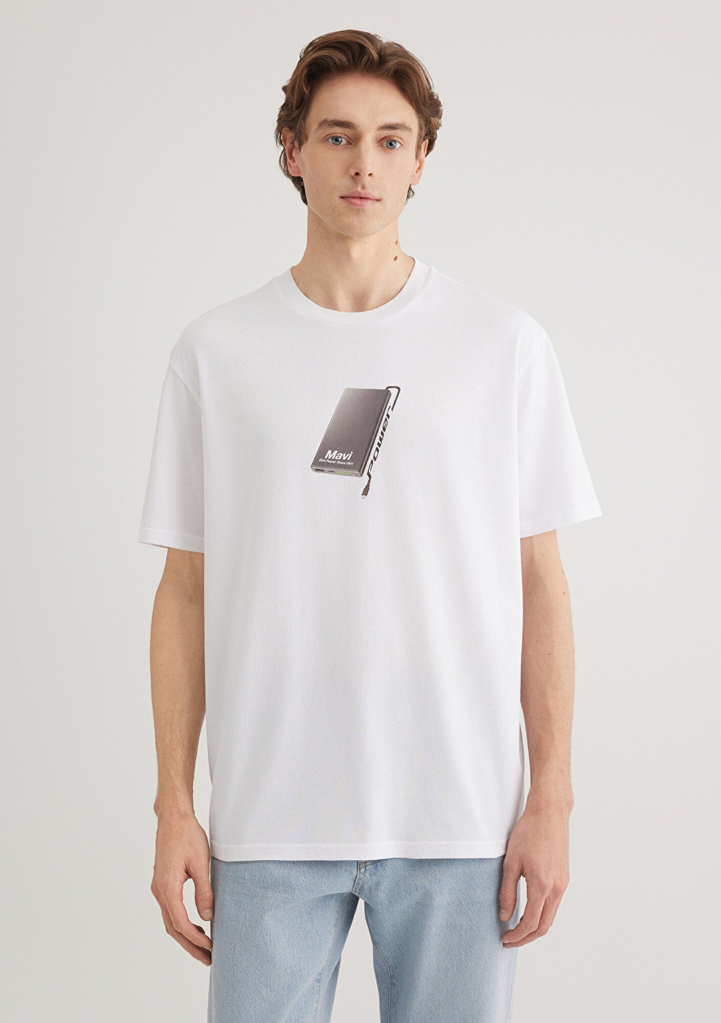 Printed White T-Shirt