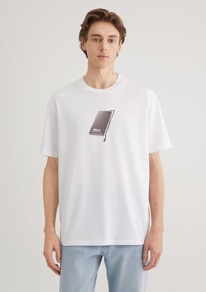 Printed White T-Shirt