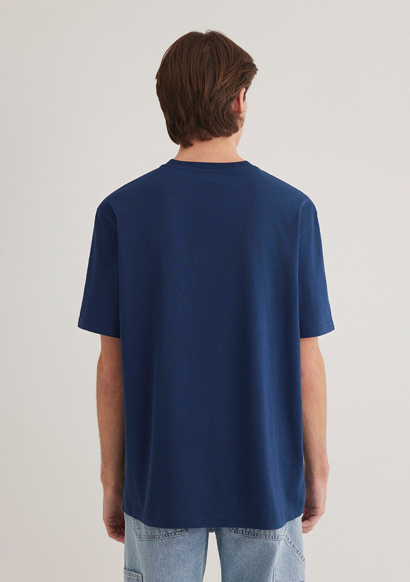 Printed Navy Blue T-Shirt