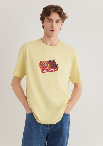 Printed Yellow T-Shirt
