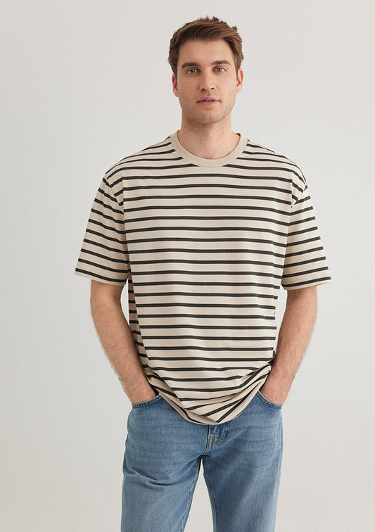 Striped Brown Shirt