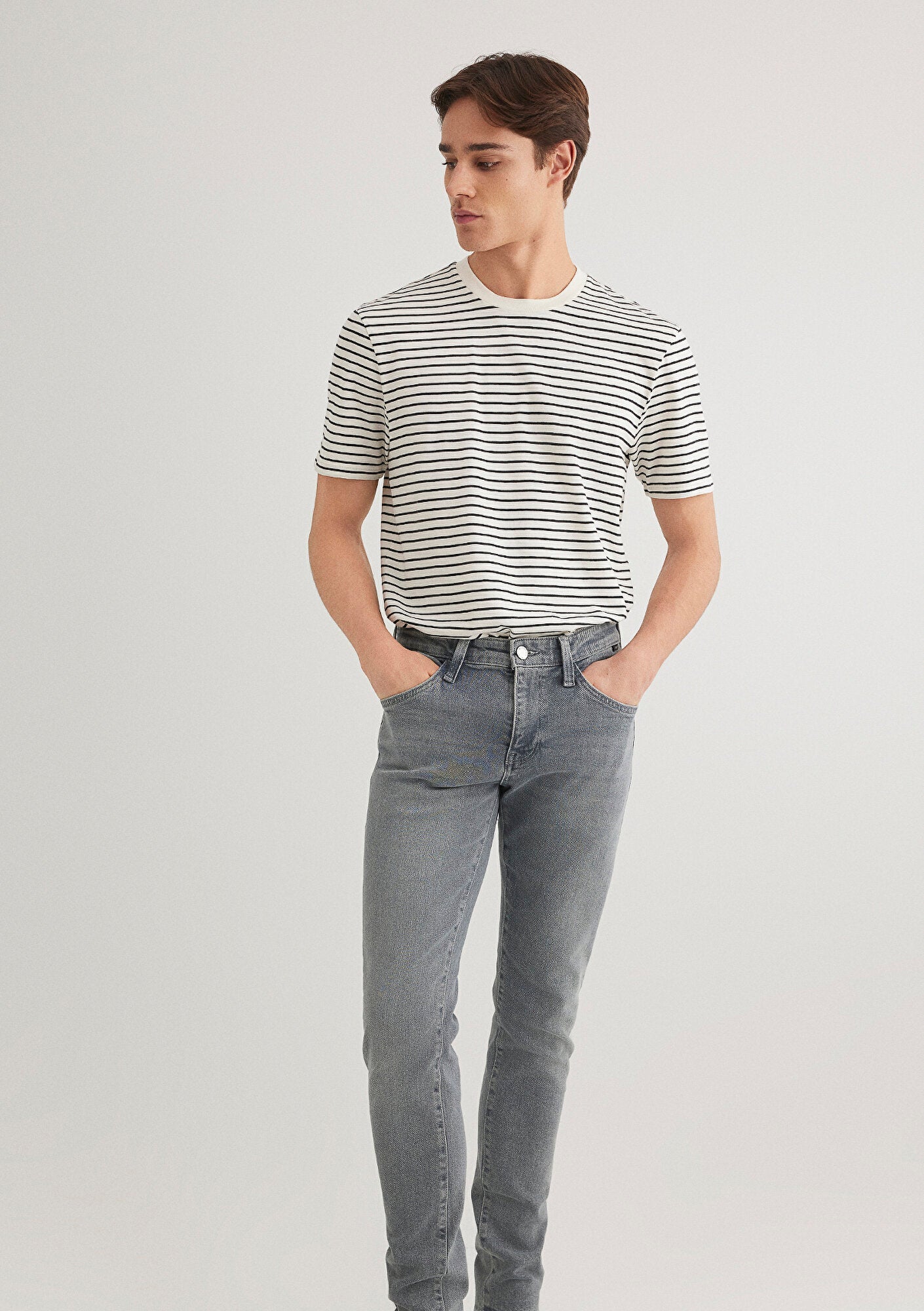 Striped Ecru T-shirt