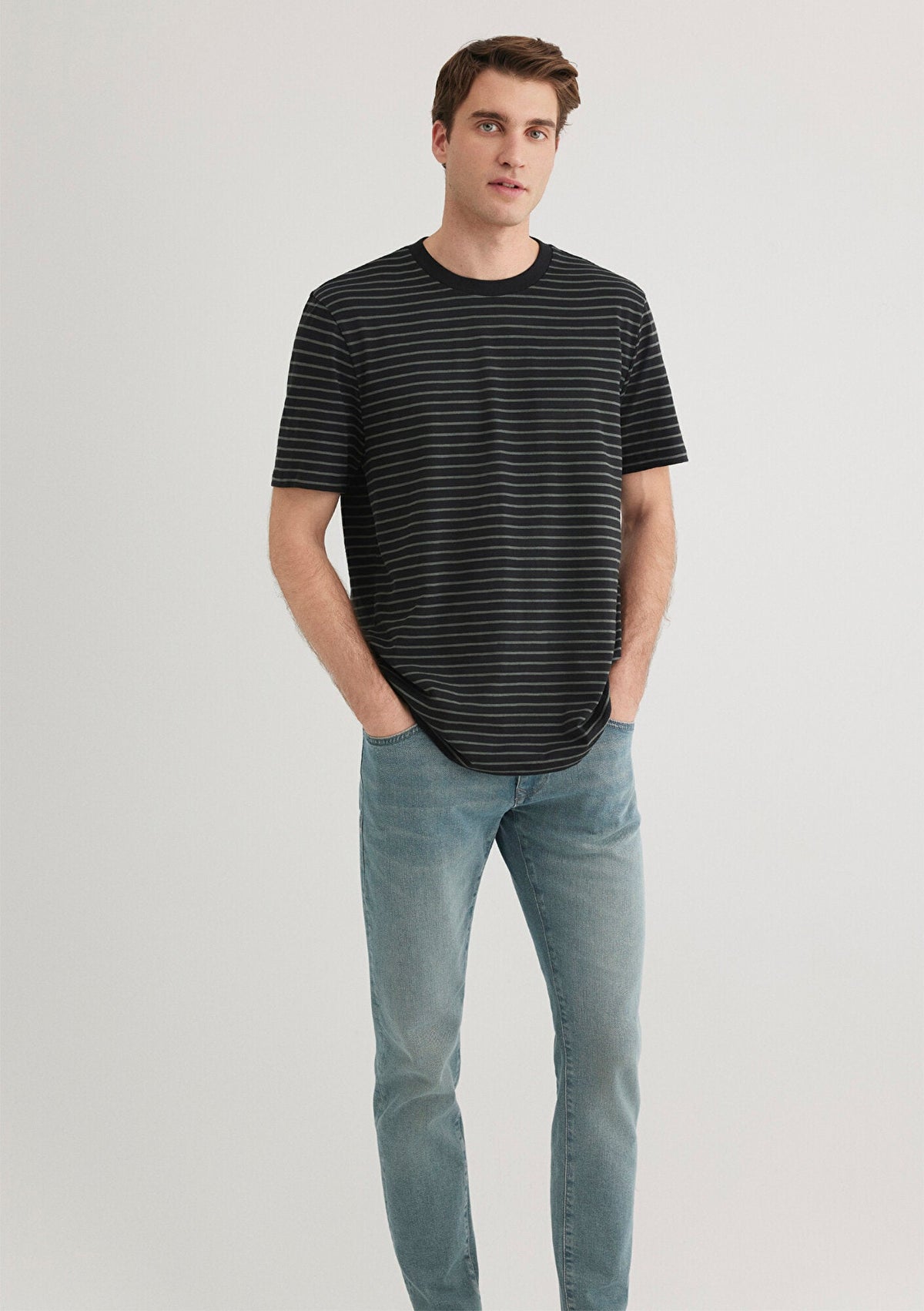 Striped Black T-shirt