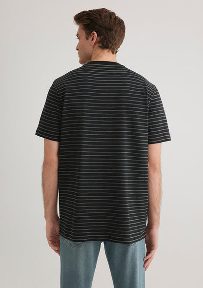 Striped Black T-shirt