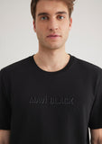 Mavi Black Printed Black T-Shirt