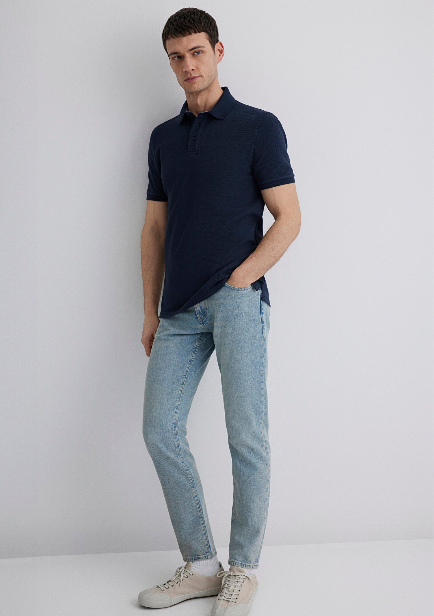 Gray Polo T-Shirt