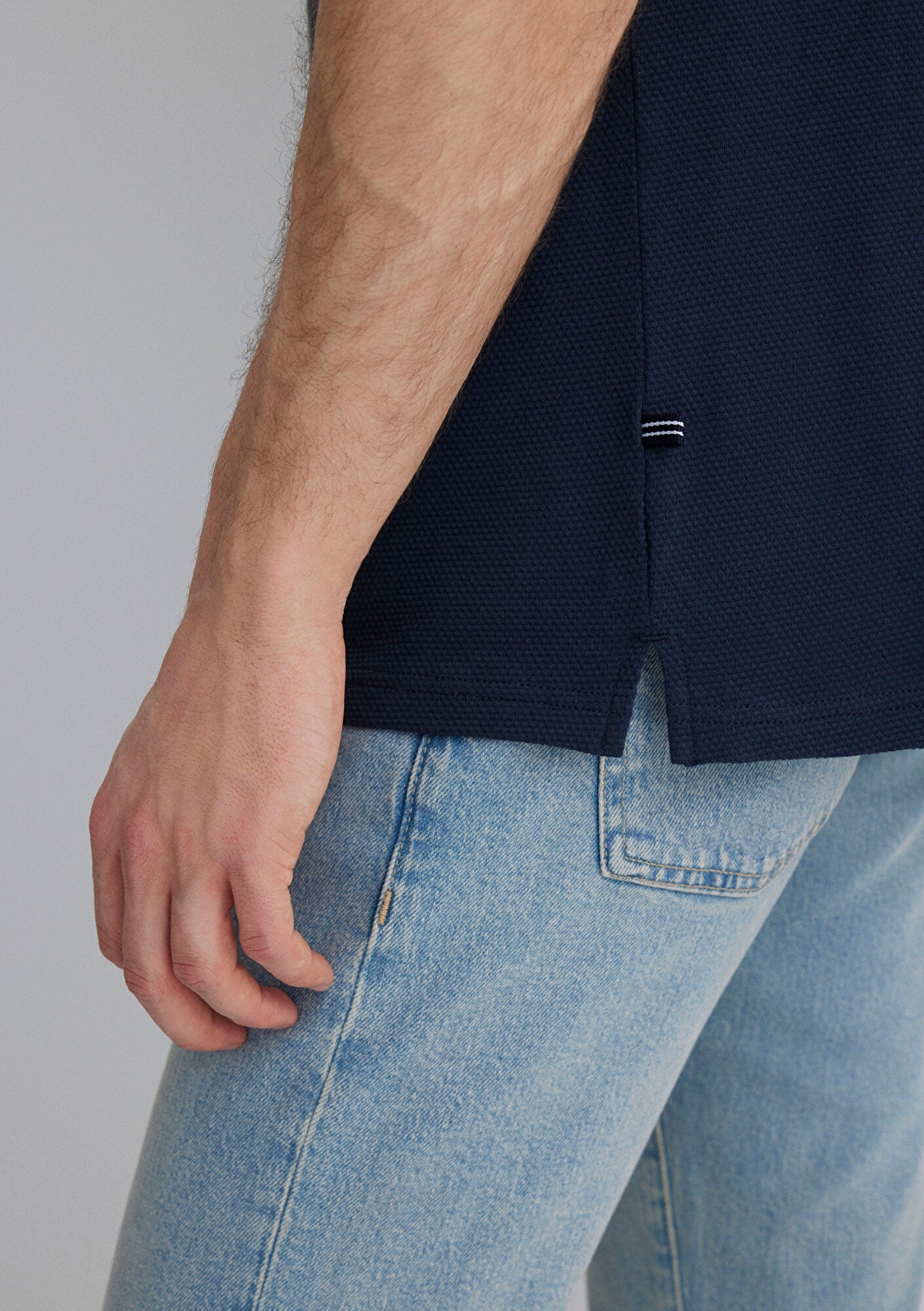 Gray Polo T-Shirt