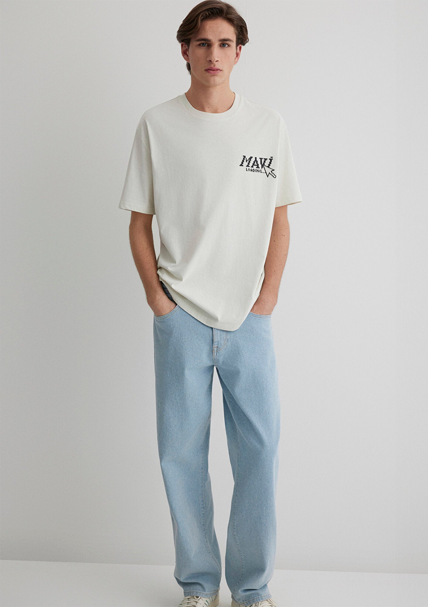 Printed Gray T-Shirt