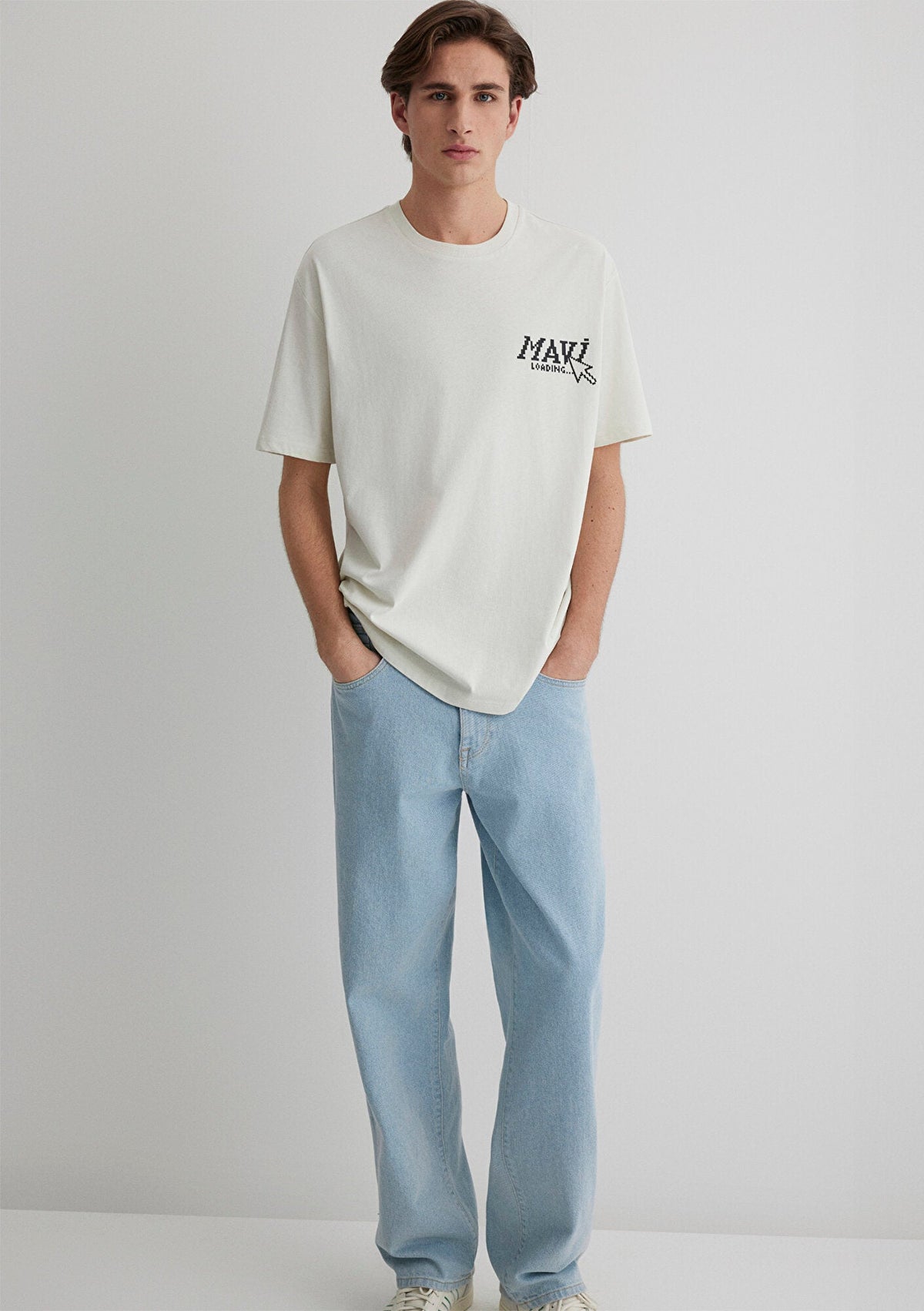 Printed Gray T-Shirt