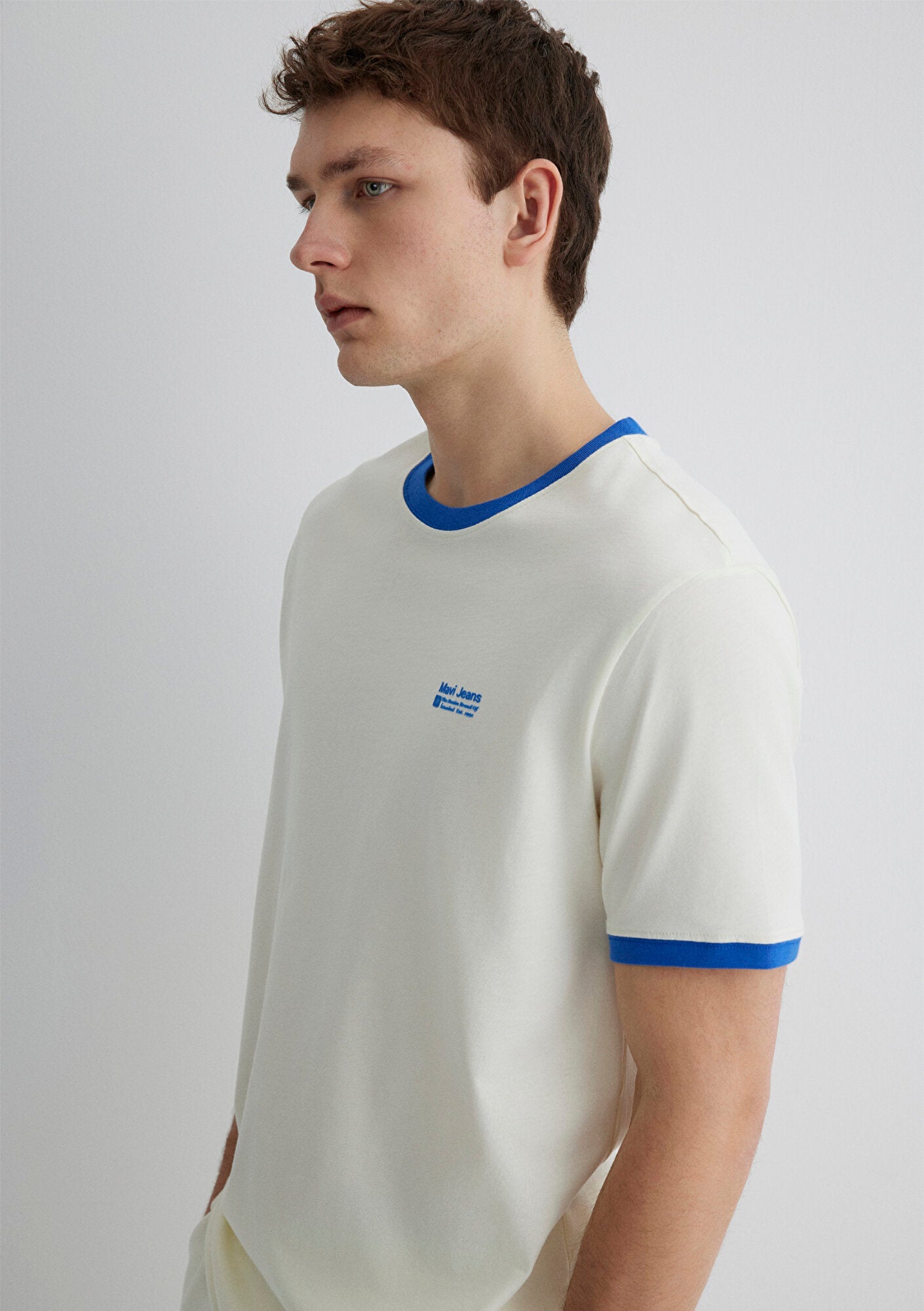 Printed Ecru T-Shirt