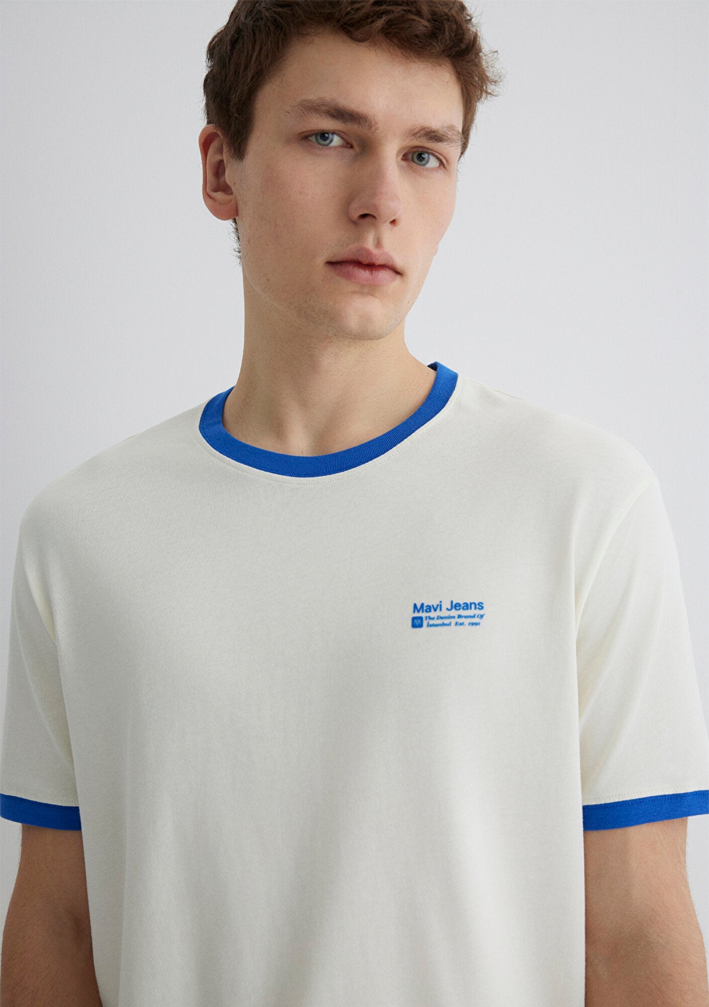 Printed Ecru T-Shirt