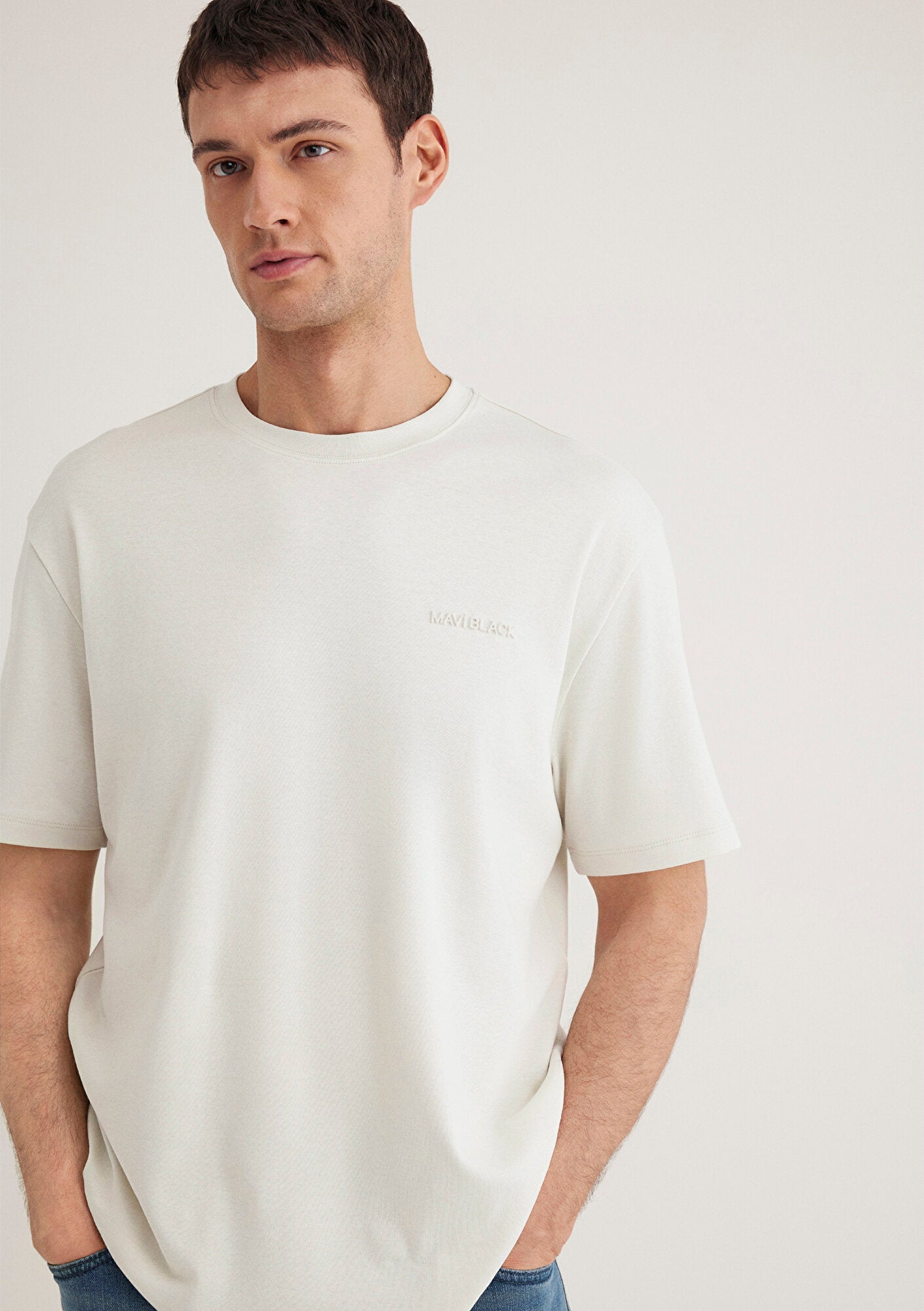 Mavi Black Ecru T-Shirt