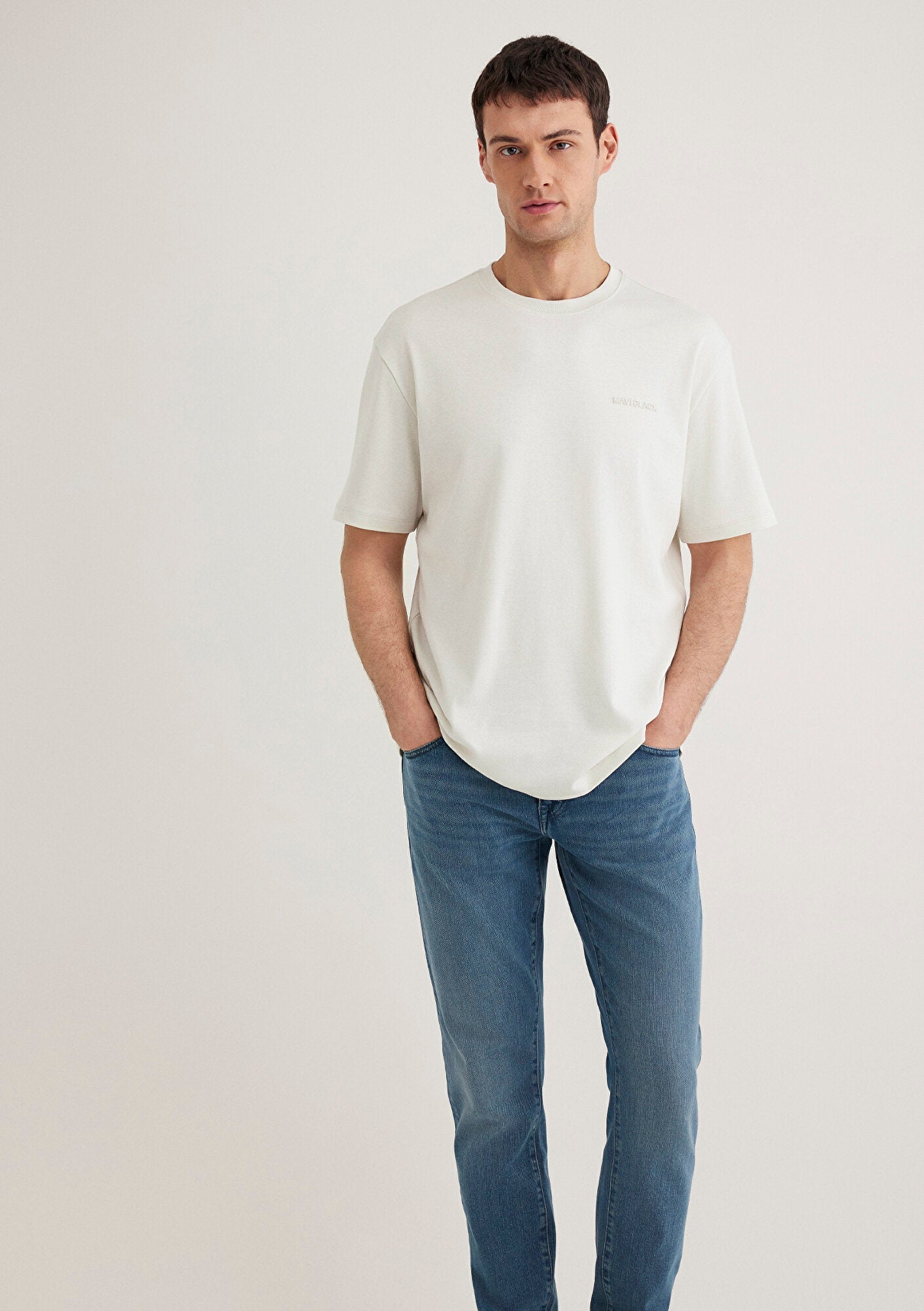 Mavi Black Ecru T-Shirt