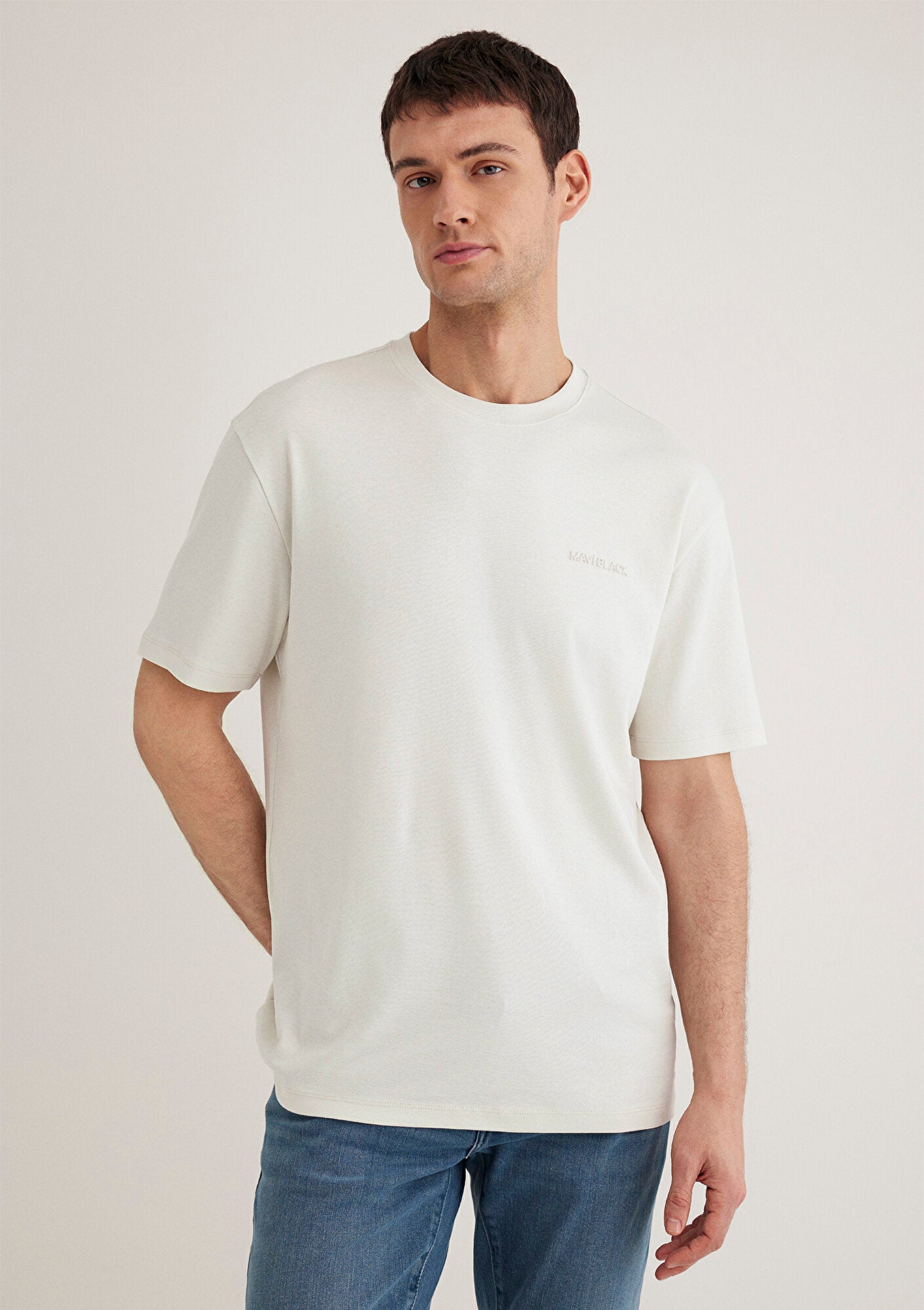 Mavi Black Ecru T-Shirt