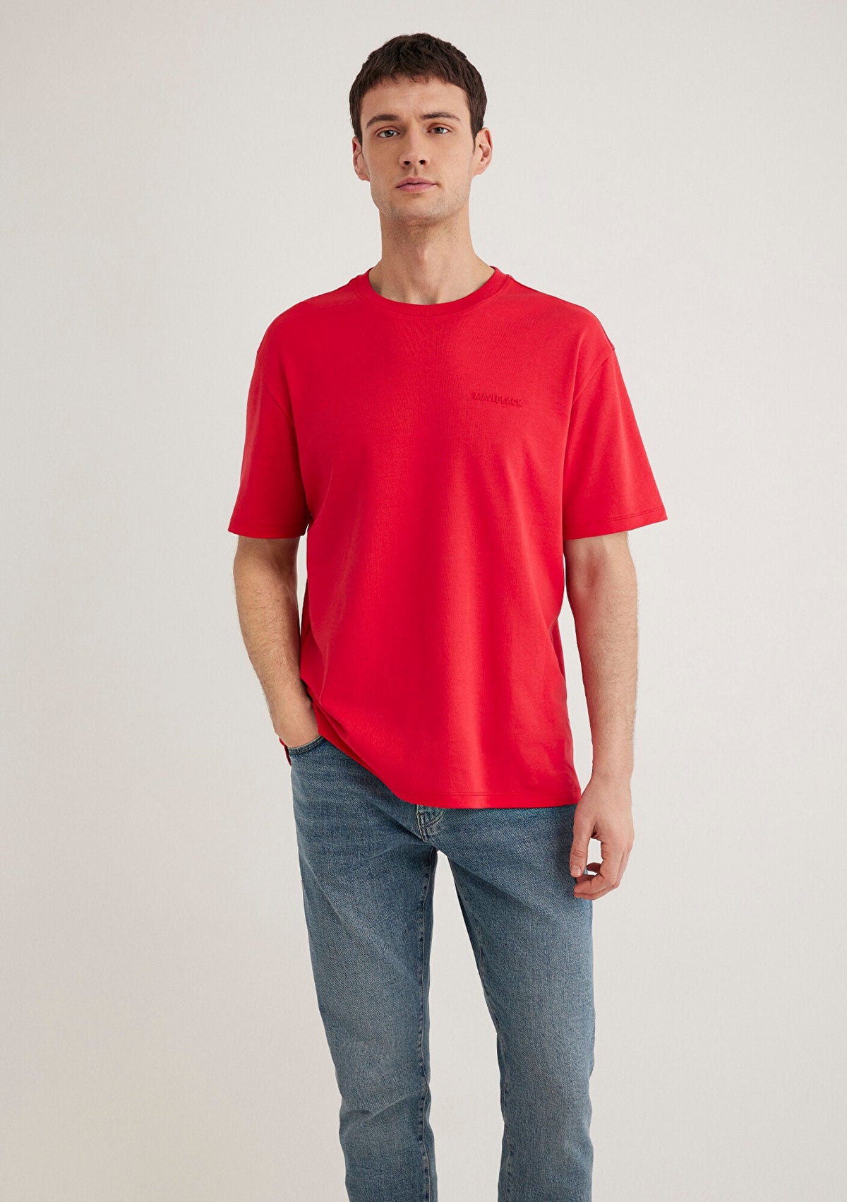 Mavi Black Red T-Shirt