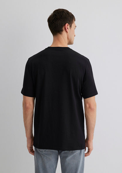 Mavi Printed Black T-Shirt