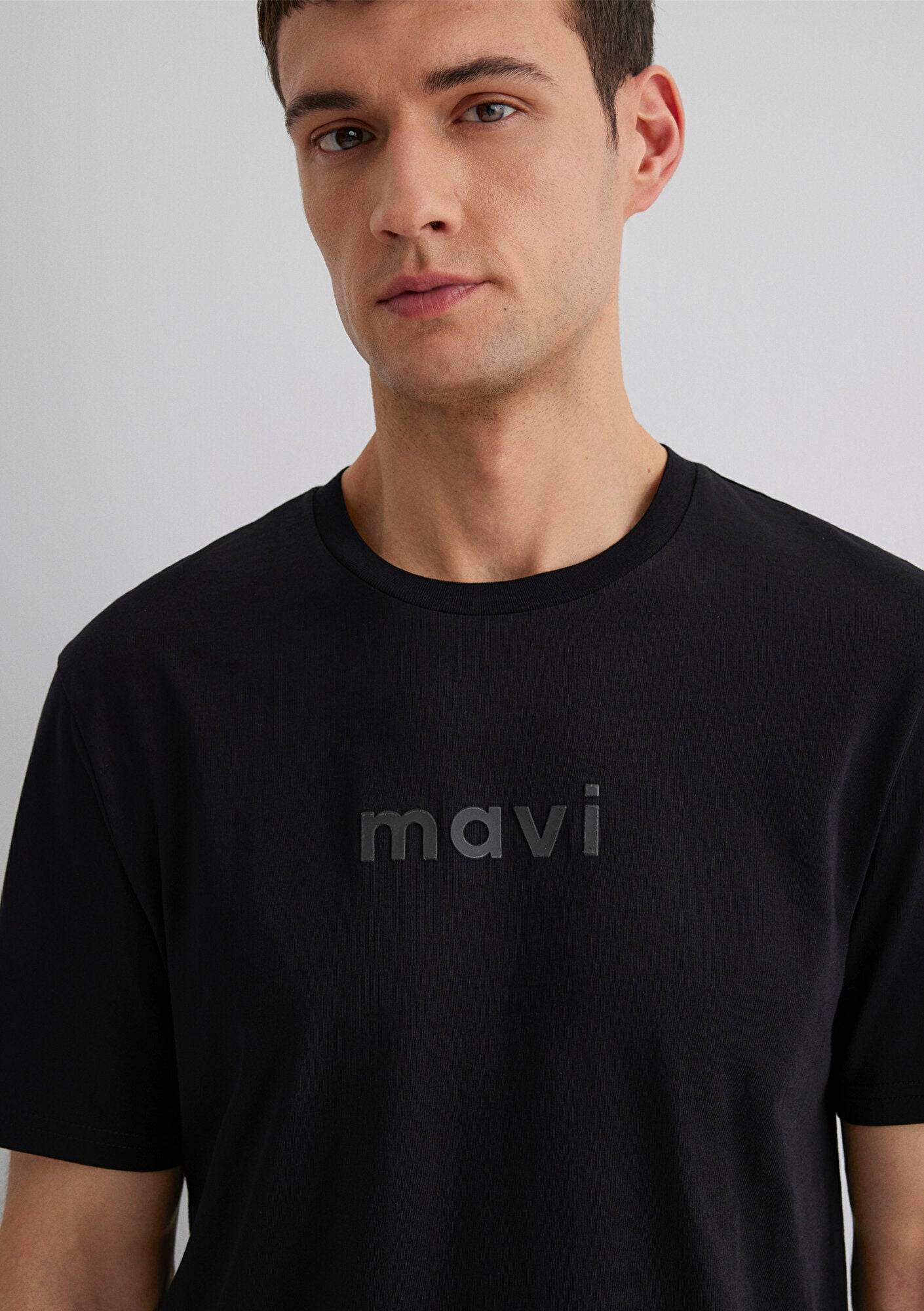 Mavi Printed Black T-Shirt