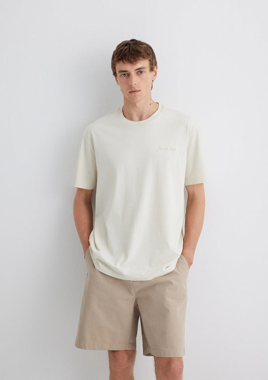 Mavi Jeans Embroidered Gray T-Shirt