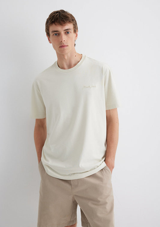 Mavi Jeans Embroidered Gray T-Shirt