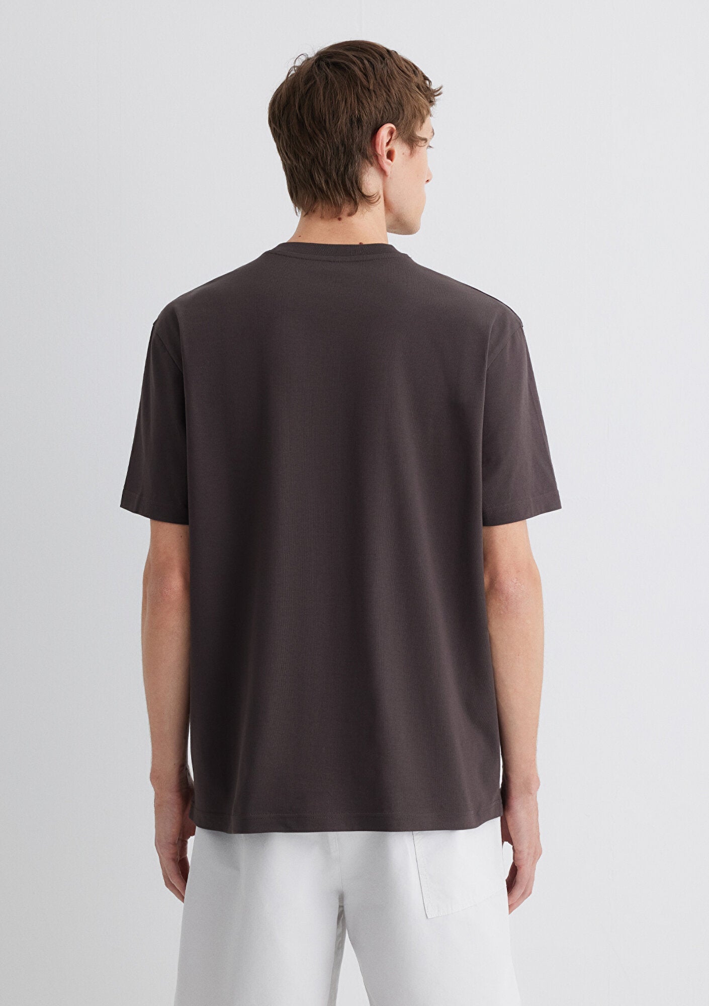 Mavi Jeans Embroidered Brown T-Shirt