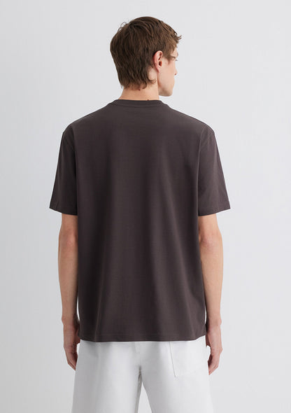 Mavi Jeans Embroidered Brown T-Shirt