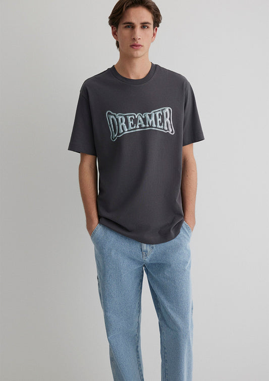 Printed Gray T-Shirt