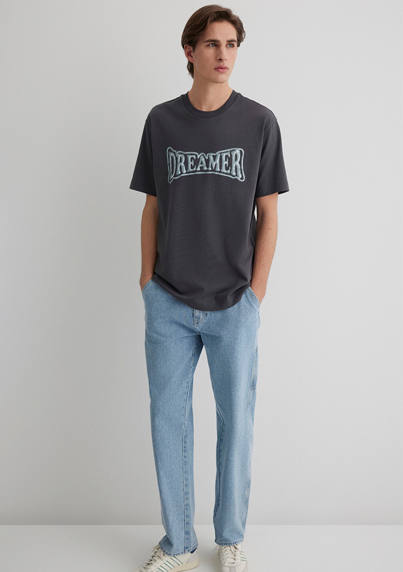 Printed Gray T-Shirt