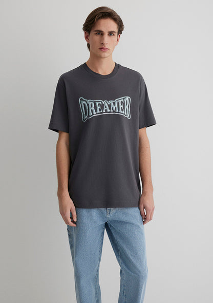 Printed Gray T-Shirt