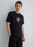 Printed Black T-Shirt