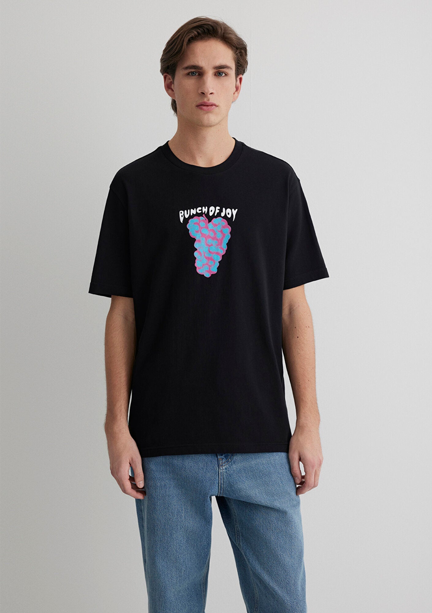 Printed Black T-Shirt