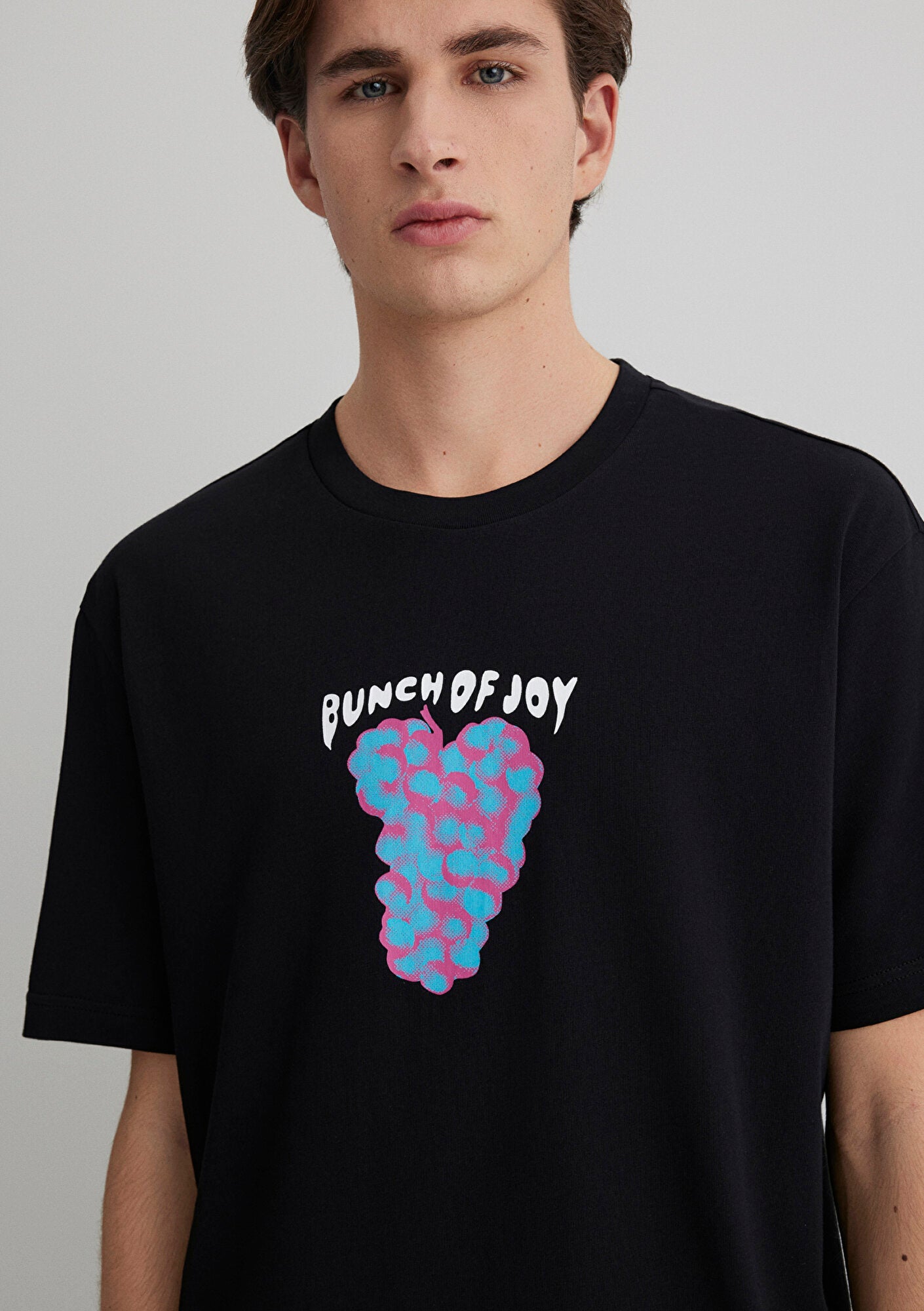 Printed Black T-Shirt