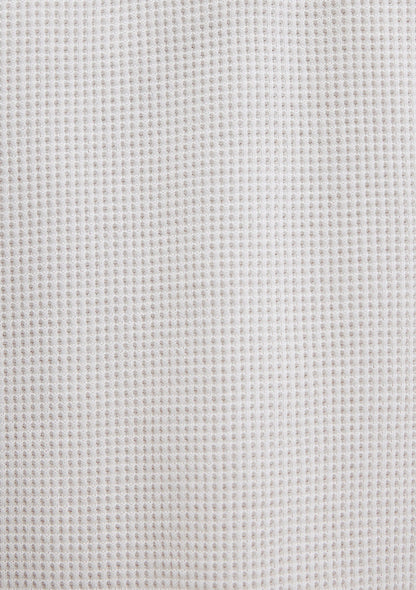 White Textured Polo T-Shirt