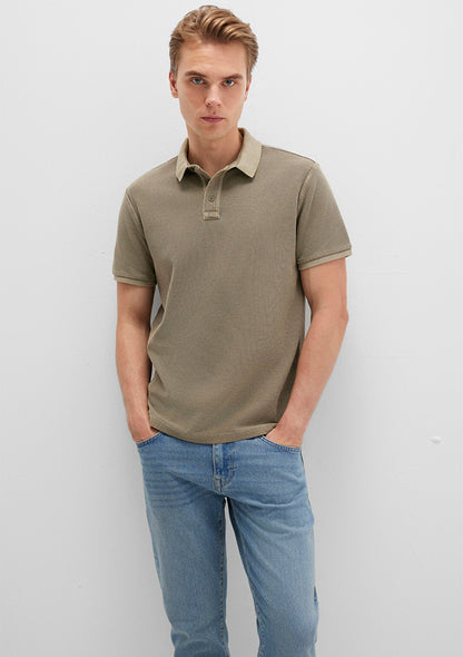 Khaki Polo T-Shirt