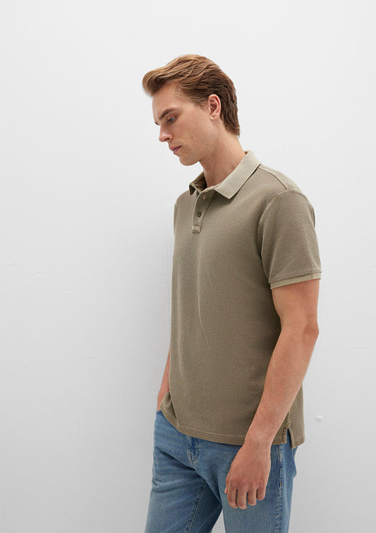 Khaki Polo T-Shirt