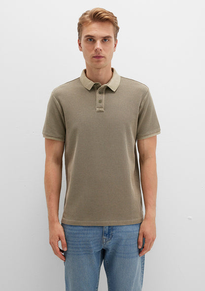 Khaki Polo T-Shirt