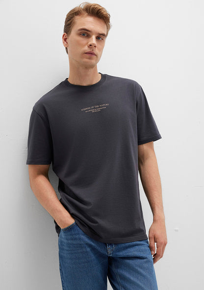 Printed Anthracite T-Shirt