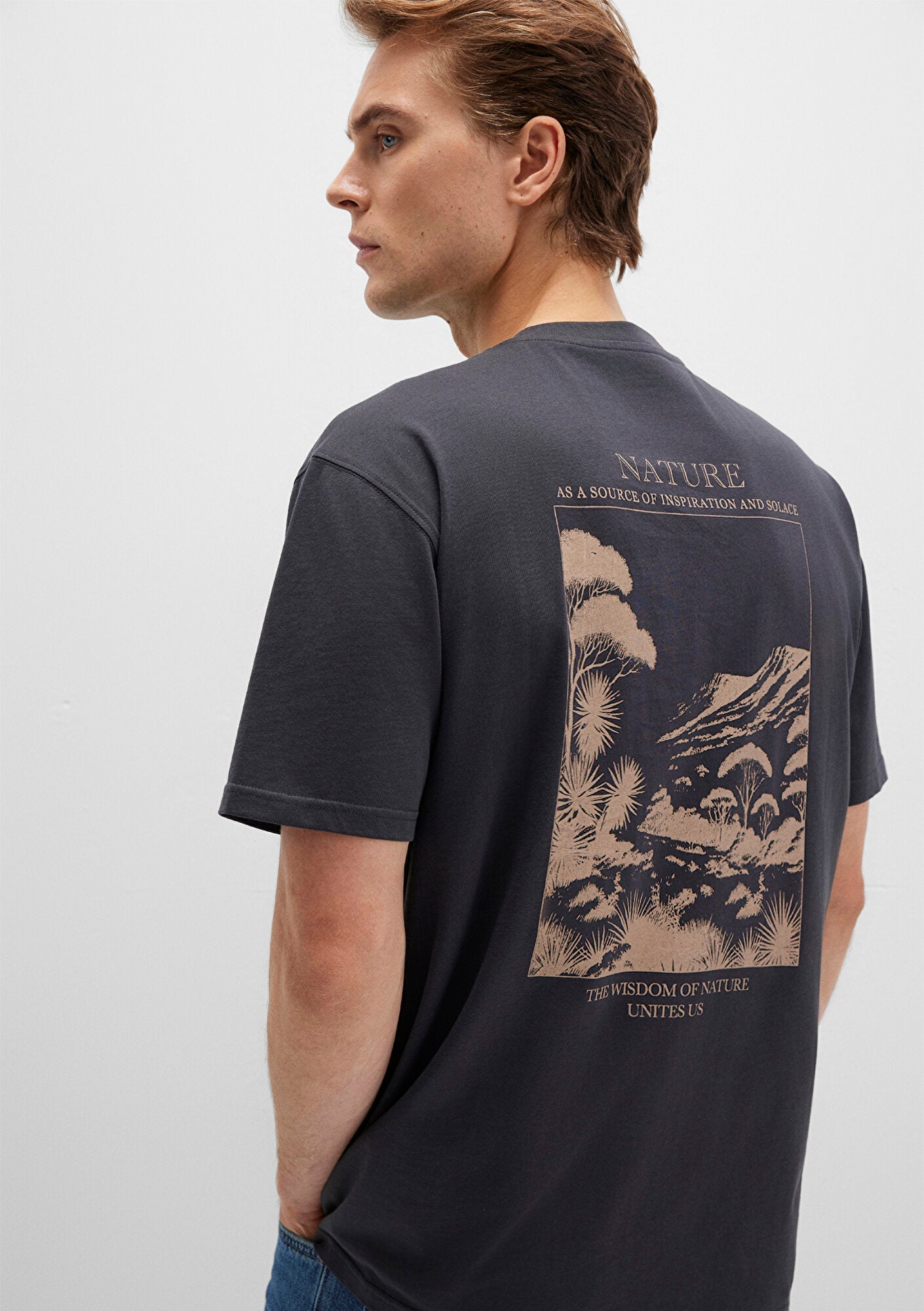 Printed Anthracite T-Shirt