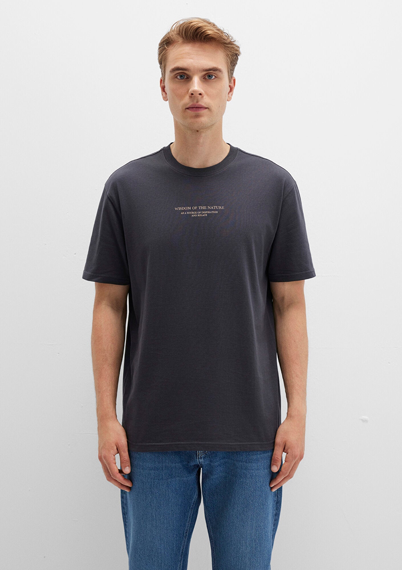 Printed Anthracite T-Shirt