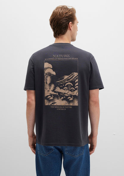 Printed Anthracite T-Shirt
