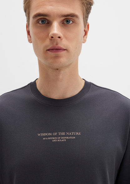 Printed Anthracite T-Shirt